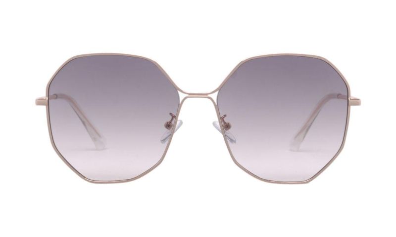 New Stylish Design Gradient Lens Metal Sunglasses