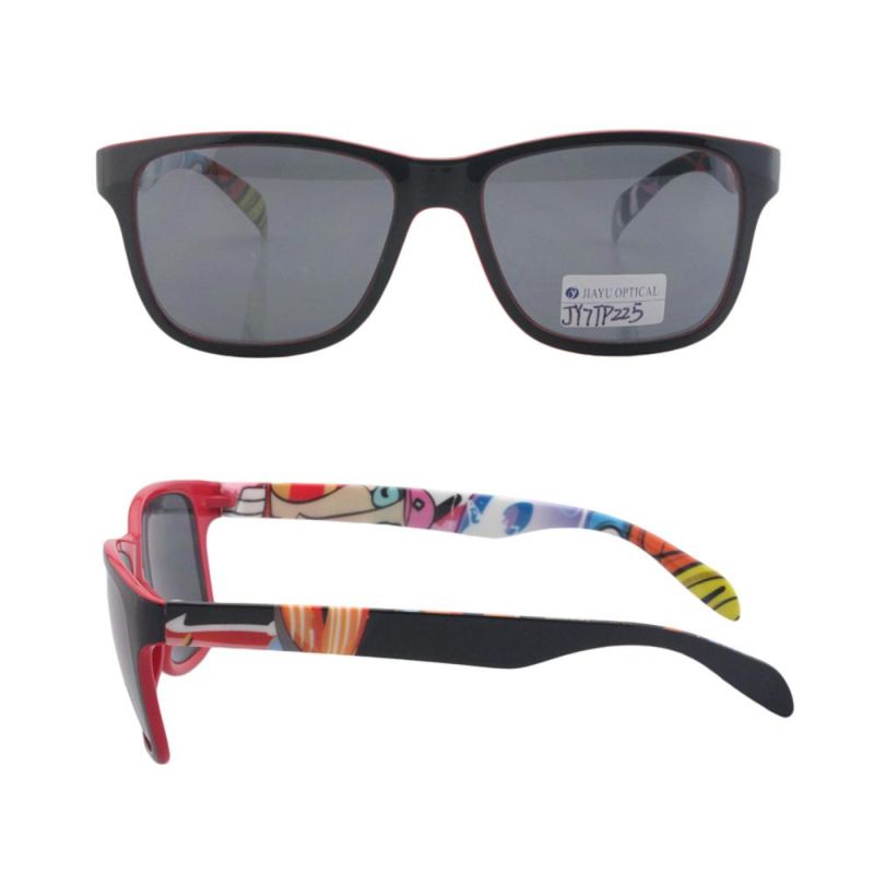 Water Transfer Printing Color Tr90 Frame UV400 Sunglasses