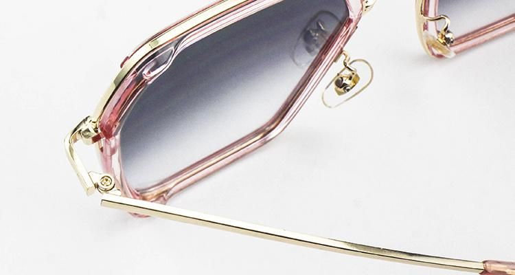 New Custom Logo Stock Transparent Frame Women Sunglasses