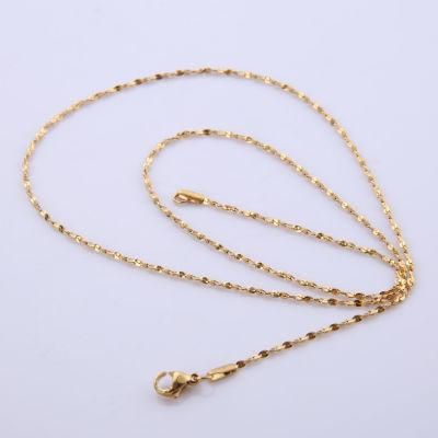 Fashion Stainless Steel Jewelry Necklace Twisted Serpentine Chain