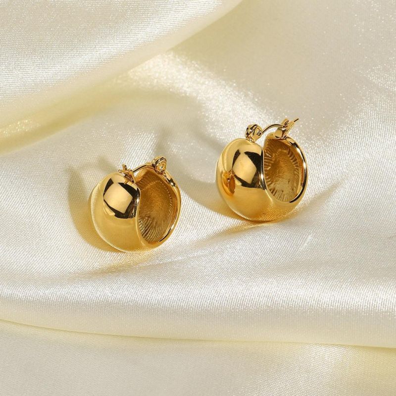 Latest Design Stainless Steel Earrings/18kgold Plated