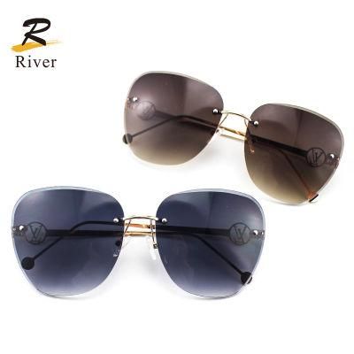 Oversize Frameless New Design Women Sunglasses