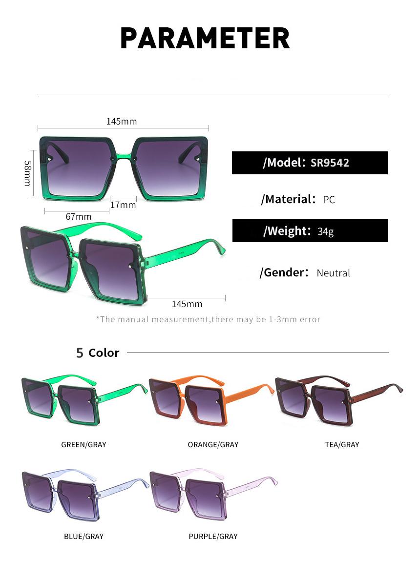 2022 Newest Women Shades Oversized Brand Sun Glasses Fashion UV400 Trendy Square Brand Sunglasses Custom Logo Women Sun Gasses