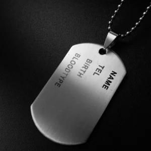 Stainless Steel Mens Pendant Anchor Note Cross Shaving Blade Necklace