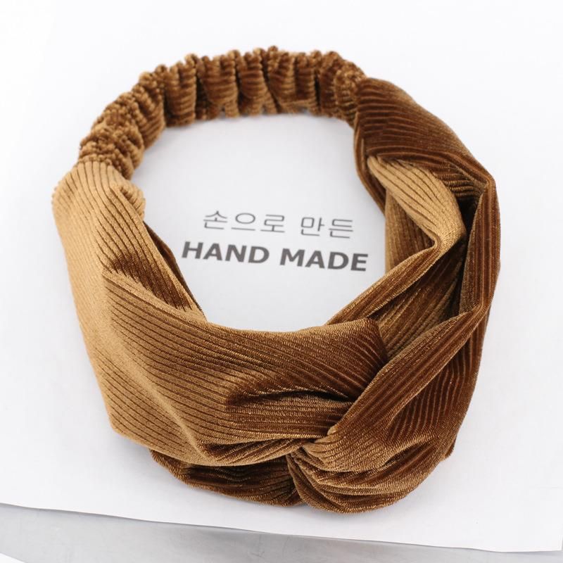 Fashion Simple Elastic Cotton Knotted Hair Band Jewelry