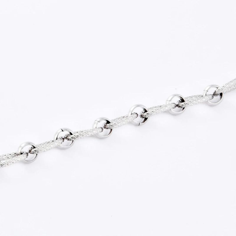 Hip Hop Stainless Steel Sliver Bold Link Chain Bracelet Gold Plated Fashion Jewellery for Men