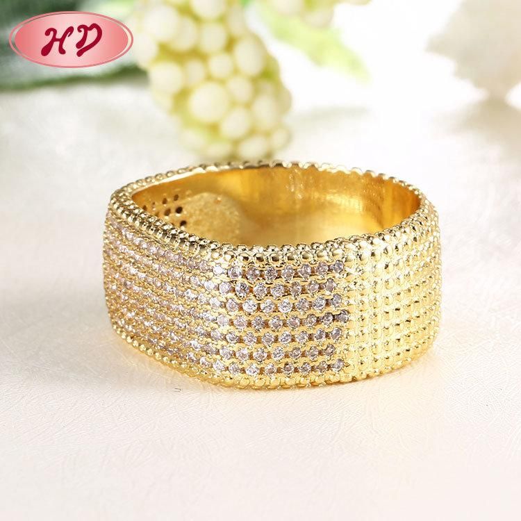 Gold Accessories Women Ring Style for Woman Cubic Zirconia Gemstones