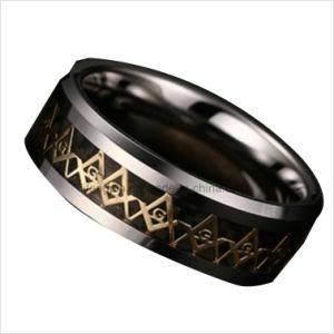 Men Stainless Steel Casting High Quality Masonic Signet Ring