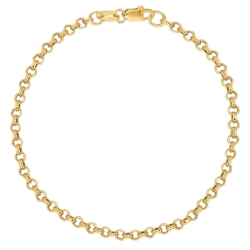 Stainless Steel Chain Bulk Gold Necklace Chain Rolo Strong Link Chain for Bracelet Jewelry Making Accessories DIY Chain