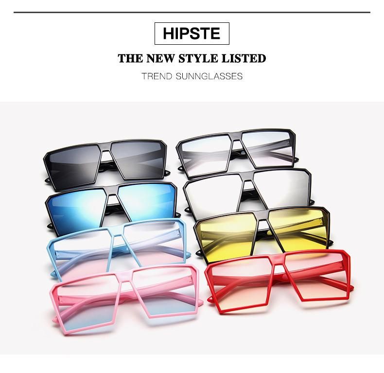 Cross-Border Parent-Child Children′s Sunglasses Square Gradient Fashion Cool for Kids