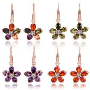 CZ Stone Jewelry Drop Earring E256