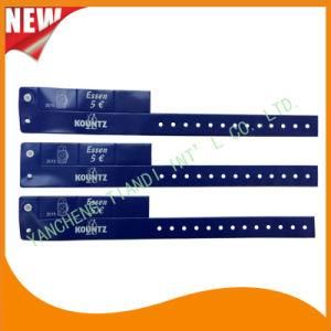 Entertainment 3 Tab Vinyl Plastic Wristbands ID Bracelet (E6070-3-9)