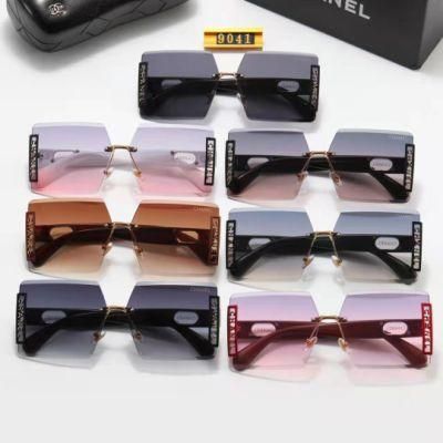 Three Hippos Flat Top Sun Glasses Women Plastic Custom Logo Shades New Arrivals Big Drop Shipping Square Brand Sunglasses 2022