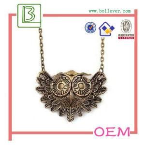 Lucky Owl Shape Anti-Copper Necklace