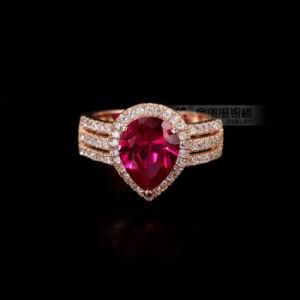 Rose Gold Plated 925 Sterling Silver CZ Rings