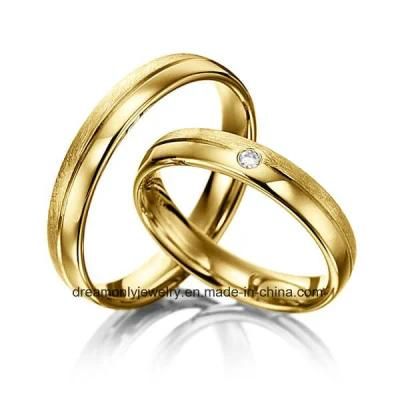 OEM/ODM Brass Dummy Wedding Ring Couple Ring Top Quality Jewelry