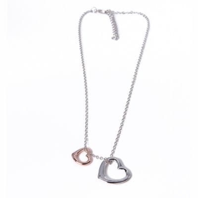 2020 Alloy Fashion Jewelry Necklace with Gold Silver Heart