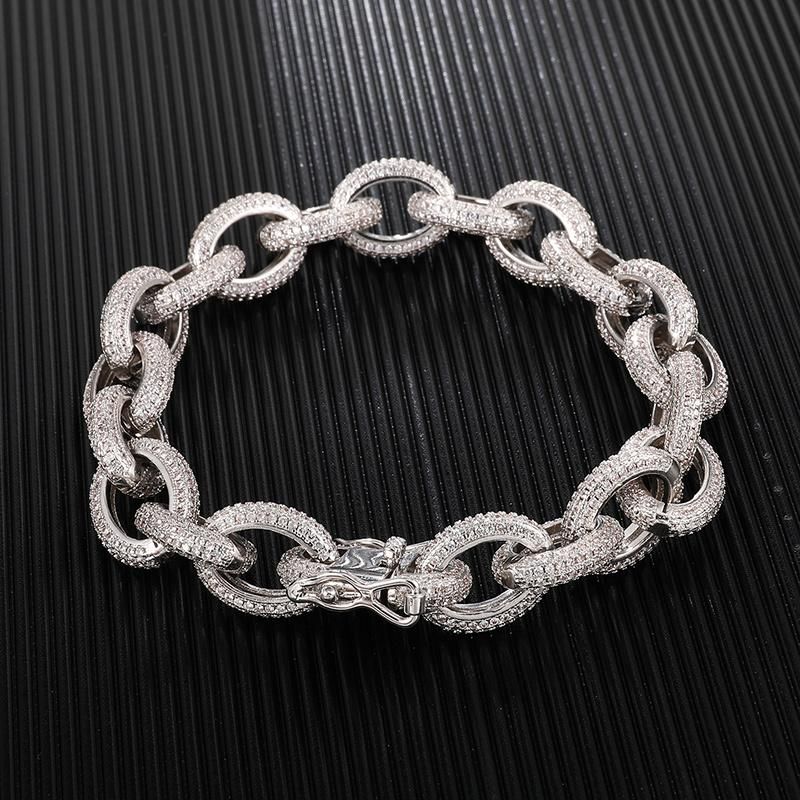 Personality Fashion Copper Unisex Adjustable Diamond Wristband Bracelet