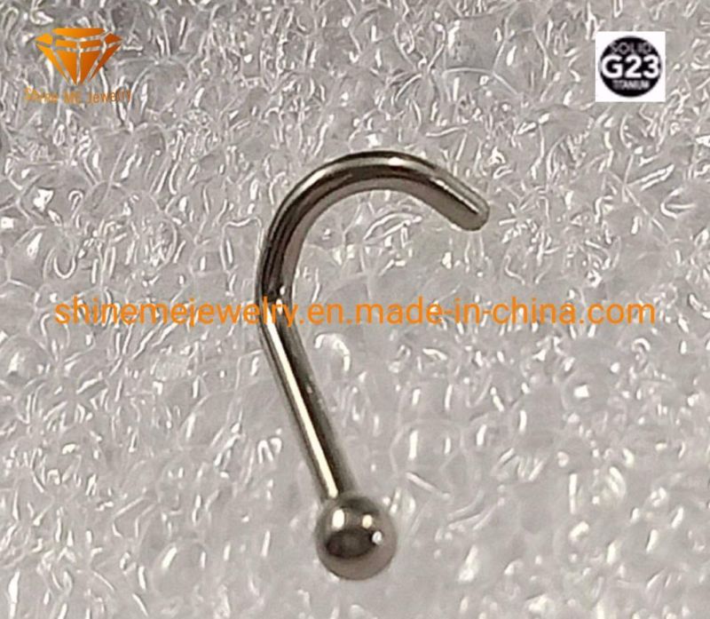 Body Jewelry Titanium Piercing Titanium Ball Nose Screw Tp1925