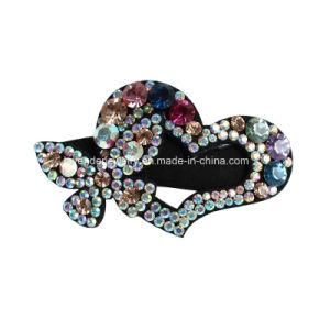 Heart Hair Accessory with Rhinestone Hair Clip for Girls