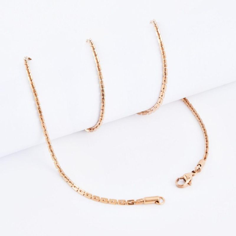 316L Stainless Steel Making Popular Necklace Boston Chain Necklace Anklets for Fashion Jewelry Design