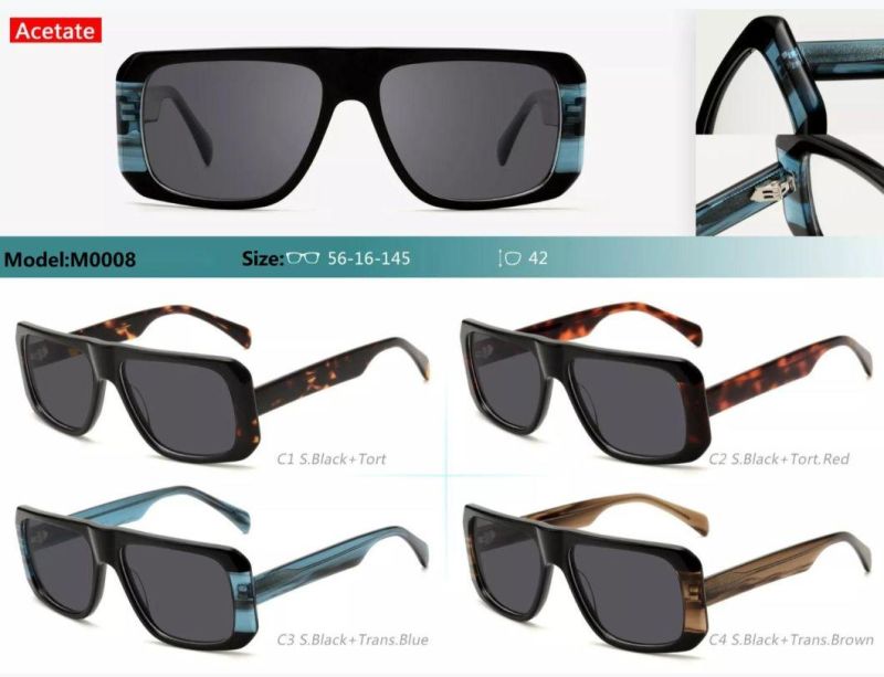 2022 Shenzhen High Quality Acetate Optical Frames Cat Eye Polarized Sunglasses
