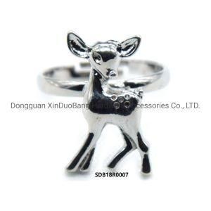Deer Adjustable Ring Hardware Accessories Fashion Jewelry