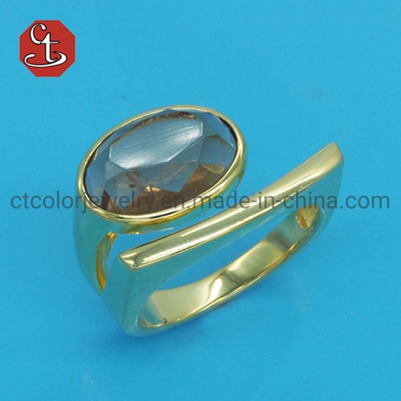 Colorful Stones Irregular Fashion Custom Ring Jewelry