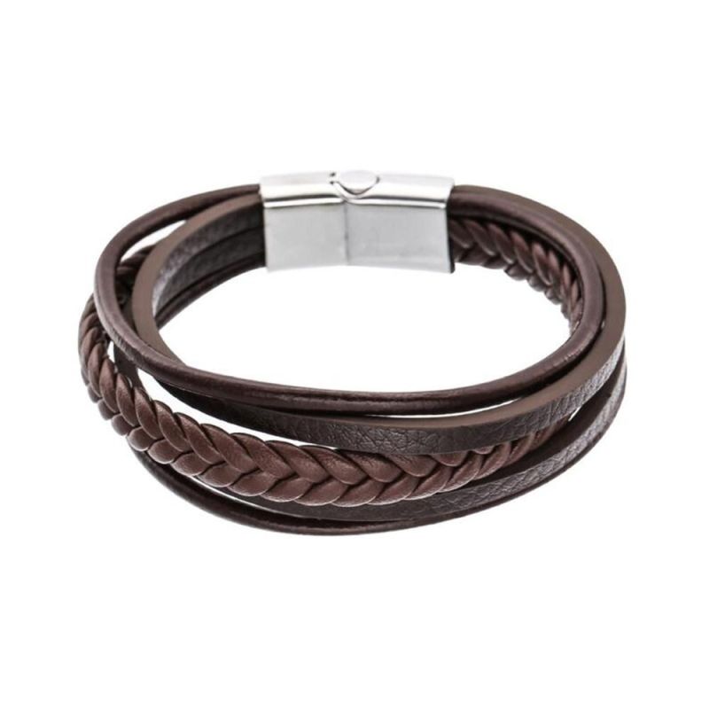 Hot Sale Classical Men Leather Bracelet