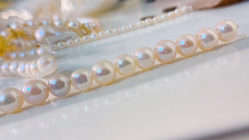 Wish New Punk Retro Necklace Female Amazon Fashion Hot Selling Fresh Water Pearl Baroque Jewelry