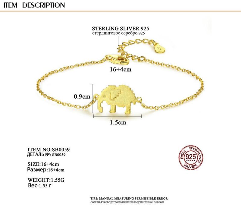 Fashion Jewelry New Style Silver Bracelet with Cubic Zircon