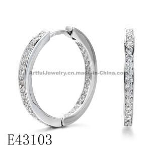 925 Sterling Round Prong Set Earring