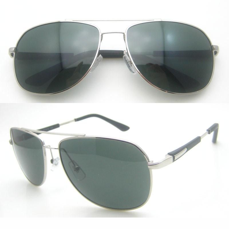 Round Shape Design Metal Man Sunglasses