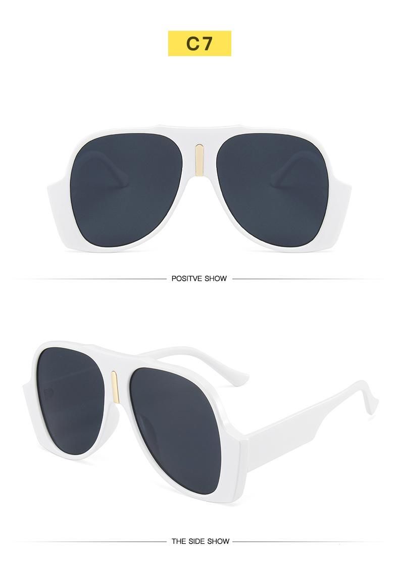 Sunglasses Female Hip-Hop Funny Wide-Legged Toad Glasses