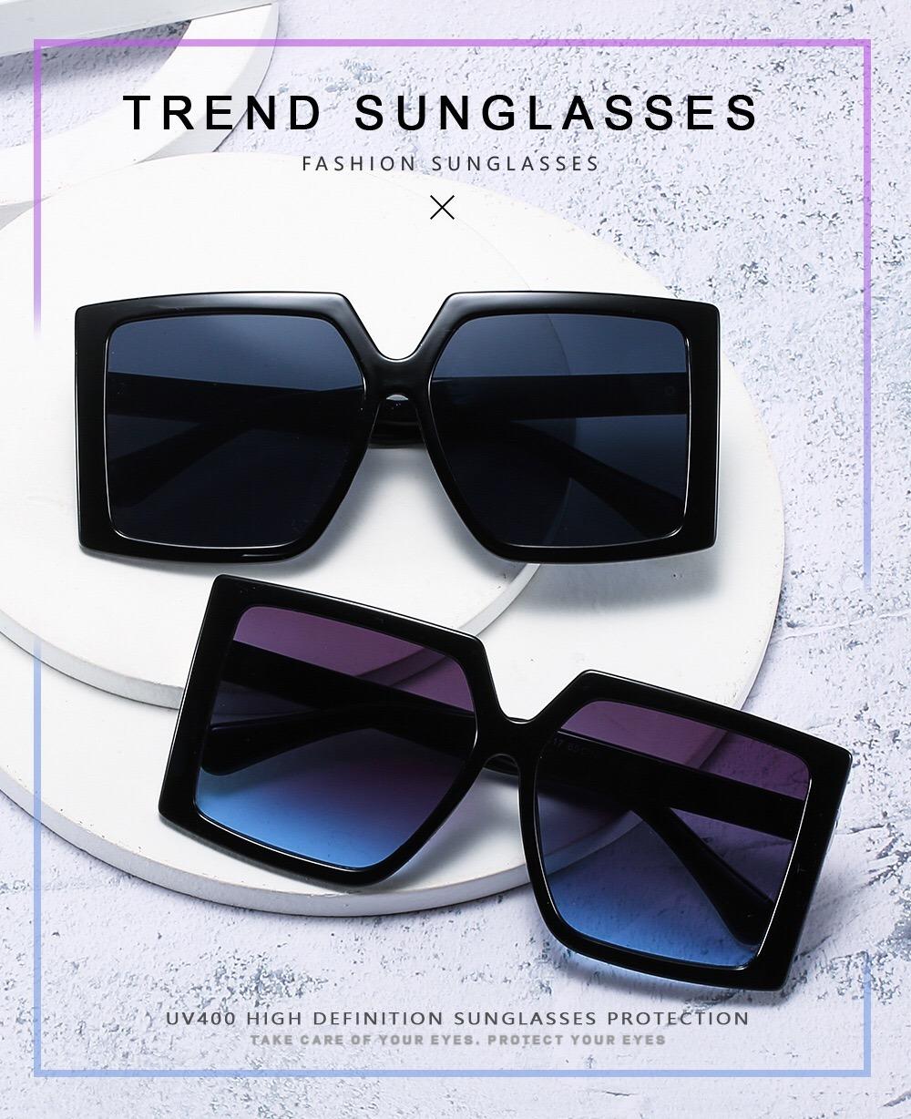 Hot Wholesale Retro Rectangle Brand Designer Polarized Men/Women Sunglasses