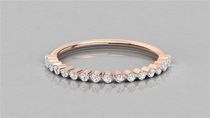 925 Sterling Silver with White CZ Engament Ring