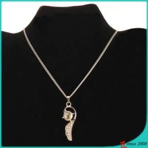 Shinny Crystal Silver Pendant Necklace Jewelry (FN16040828)