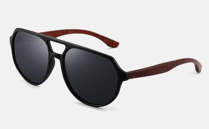 2020 Premium Quality Custom Logo Bamboo Polarized Sunglasses