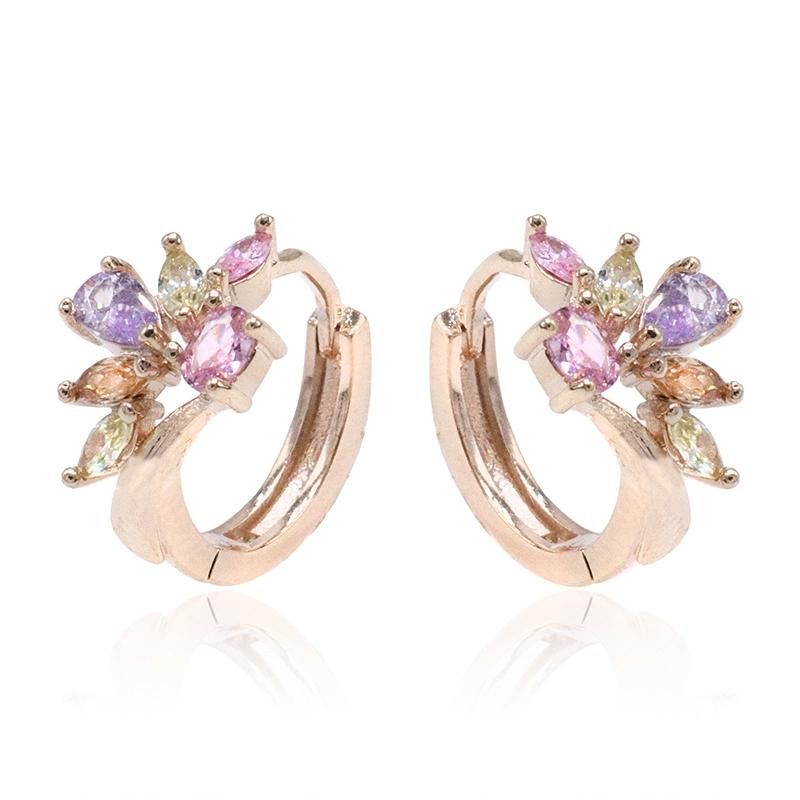 Ladies Popular Zircon Wedding Fashion Luxury Earrings