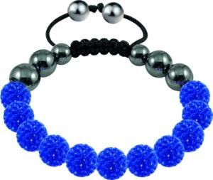 Fashion Shamballa Crystal Blue Bracelet (SH355)