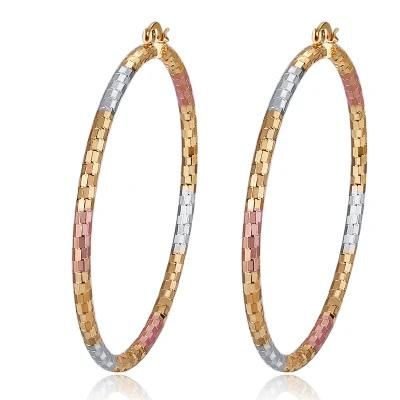 2020 Fashion Custom Joyeria Simple 18K Gold Plated Hoop Earring Designs Jewelry for Woman