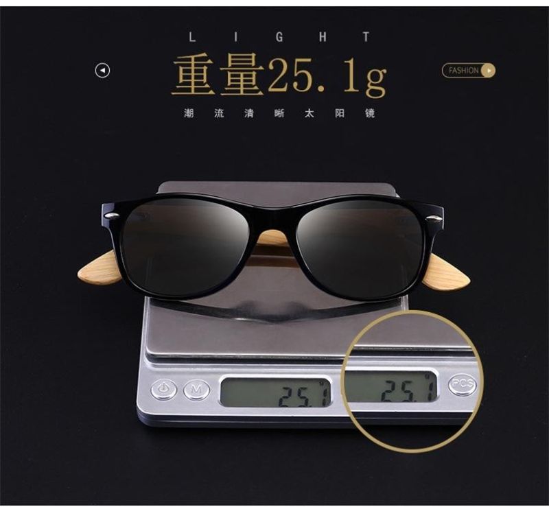 Best Selling Classic Fashion Retro Sunglasses Bamboo Wood Sunglasses Sg3005