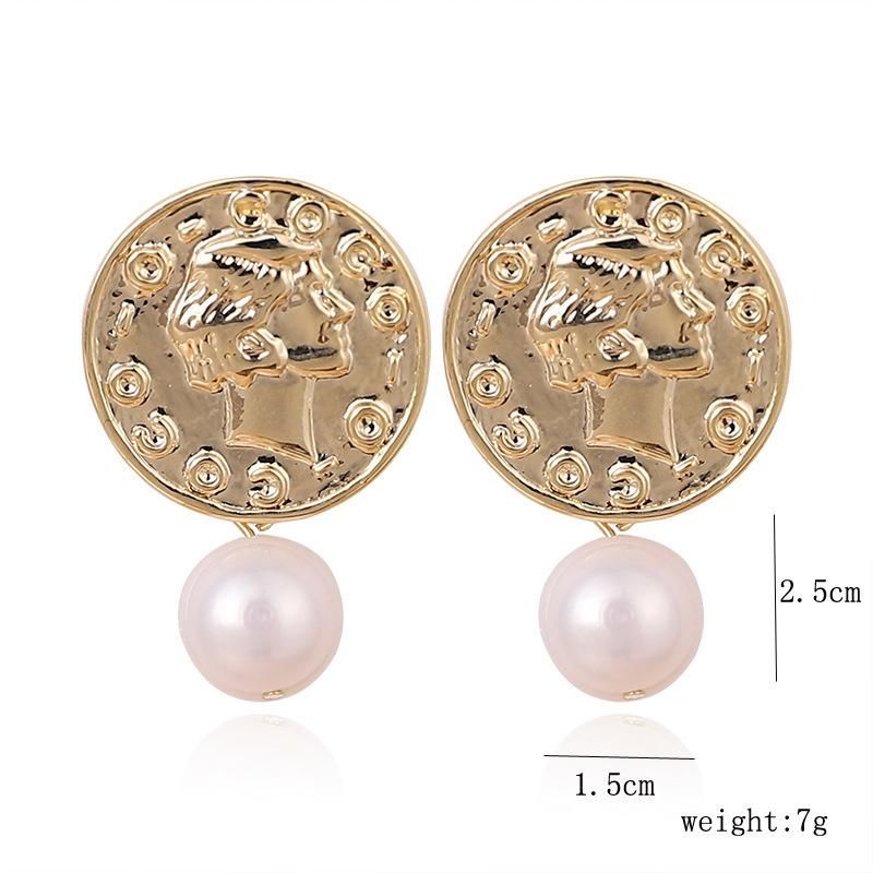 Fashion Jewelry Irregular Sweet Style Pearl Earring