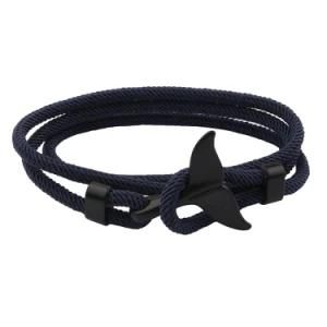 New Milan Line Ocean Series Anchor Style Whale Tail Bracelet