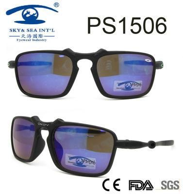 Square Blue Lens Men PC Sunglasses (PS1506)