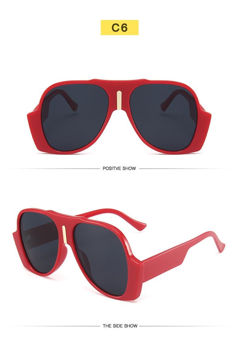 Sunglasses Female Hip-Hop Funny Wide-Legged Toad Glasses