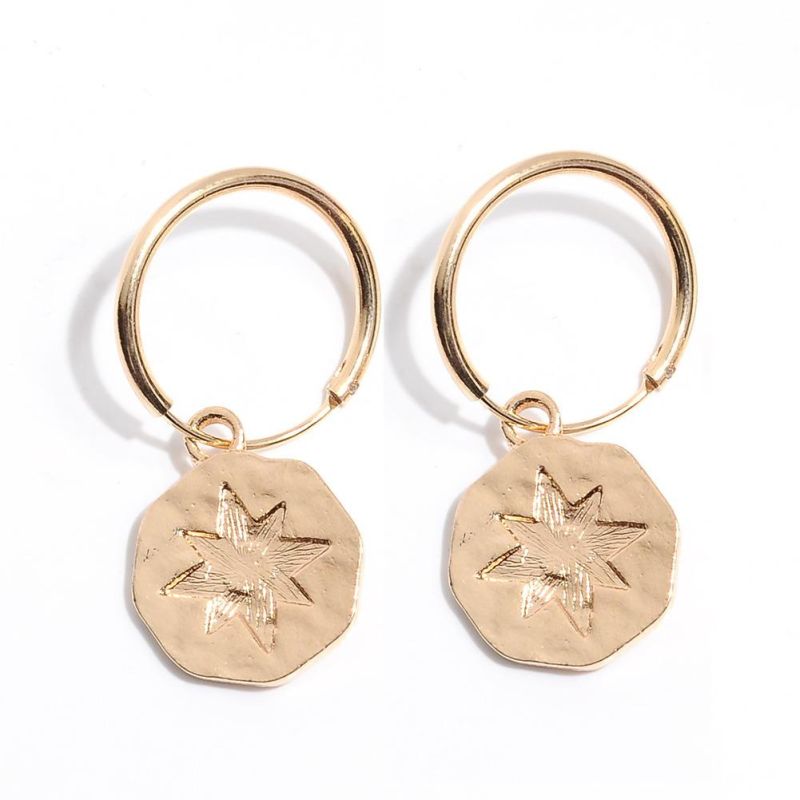 Fashion Women Jewelry Vintage Circle Hoop Earrings for Ladies