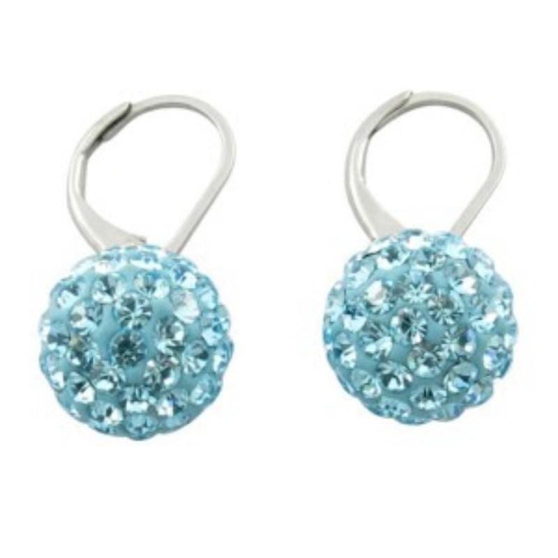 Steel Amethyst Earrings Fashion Jewelry