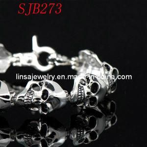 Fashion Skull 316 Stainless Steel Bracelet Jewelry (SJB273)