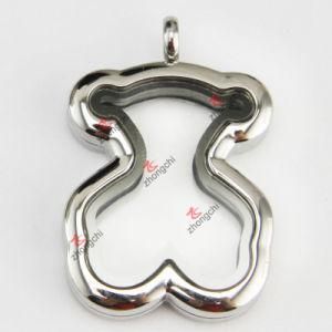 Stainless Steel Bear Locket Pendant for Wholesale